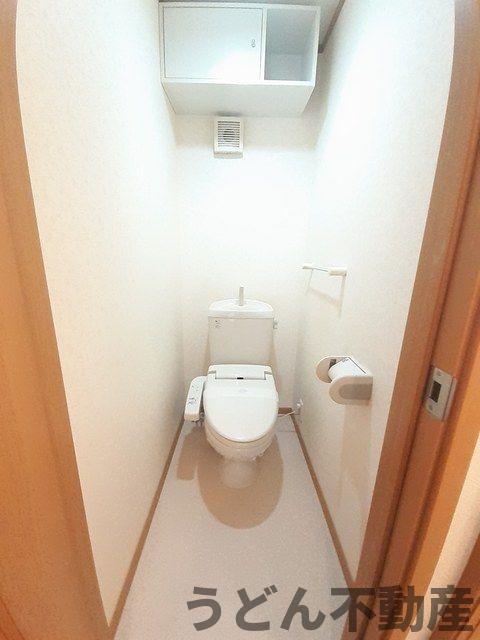 トイレ　うどん県のお部屋探しはうどん不動産へ うどんちゃんとLINE