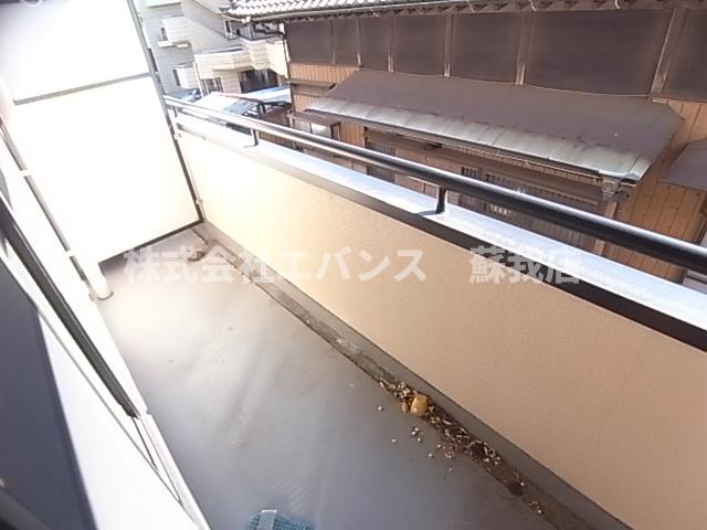 バルコニー　広々としたバルコニーです
