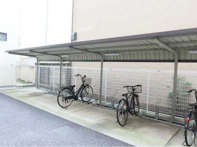 駐車場　駐輪場です。