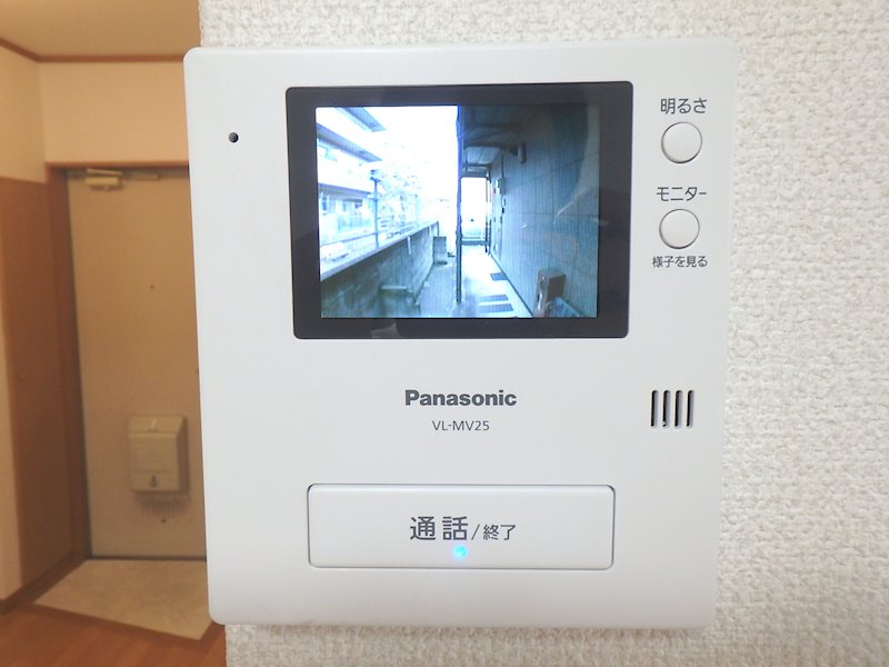 セキュリティ　モニター付きインターホン