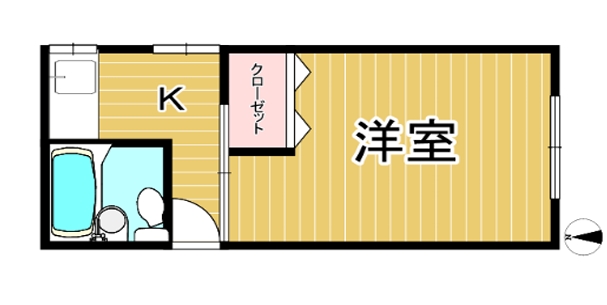 ハイツSAKURAの間取り写真