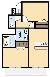 D-room加納 A棟の間取り写真
