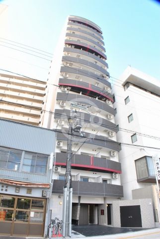 建物外観　ラシュレエグゼ夕陽丘　外観