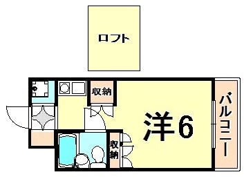 パシフィック南武庫之荘の間取り写真