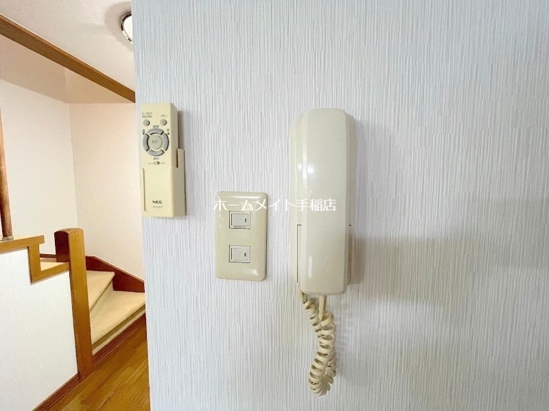 セキュリティ　インターホン付きです！
