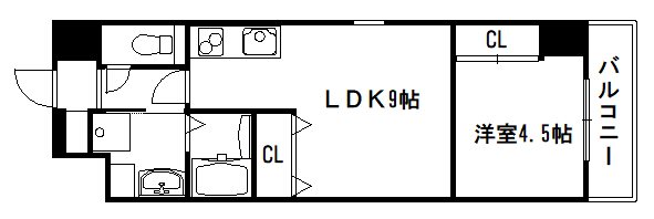 ビクトワール西大路御池の間取り写真