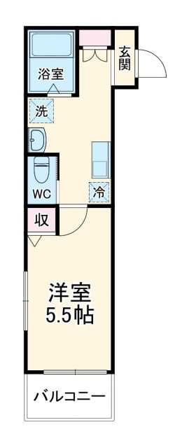 ＪＲ武蔵野線 新座駅 徒歩15分 3階建 築2年の間取り写真