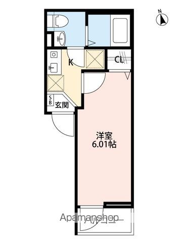 京成押上線 京成曳舟駅 徒歩8分 3階建 築8年の間取り写真