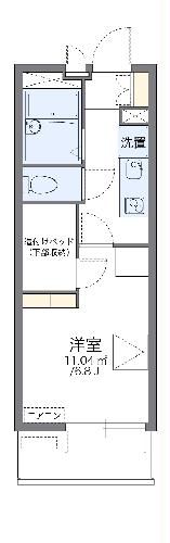 レオパレスゴールデン ゴンタの間取り写真