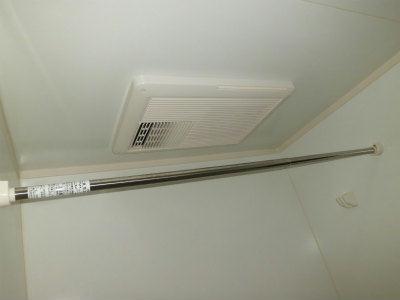 その他　浴室乾燥機。洗濯物を乾かせます。