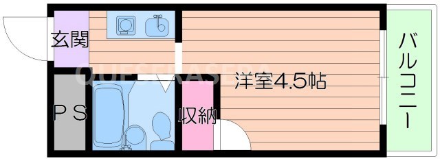 地下鉄谷町線 都島駅 徒歩10分 7階建 築40年の間取り写真