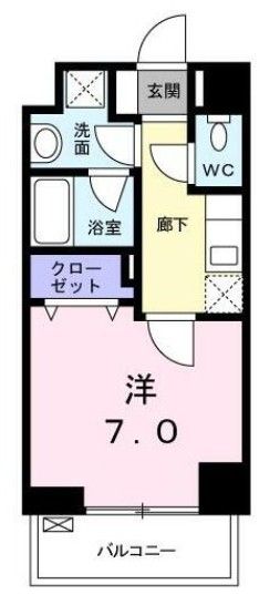 ペイルメゾン タテクラの間取り写真