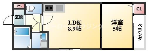 阪急宝塚線 曽根駅 徒歩4分 3階建 築2年の間取り写真