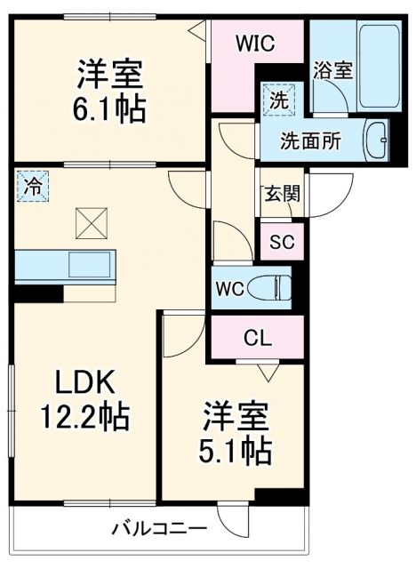 PEACEHOMEの間取り写真