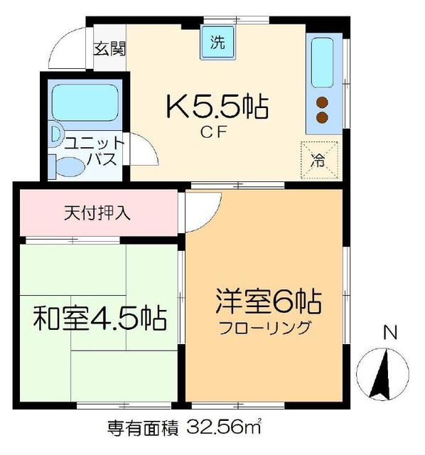 高橋コーポの間取り