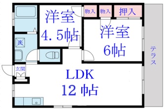 アリーパレスの間取り