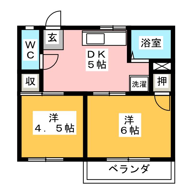 フォーブル久保Ｂの間取り