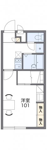 レオパレスＫＩＴＡＩＣＨＩの間取り