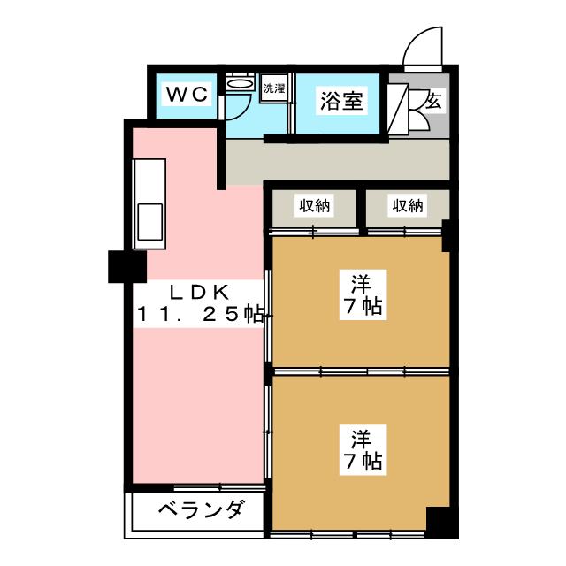 升本マンションの間取り