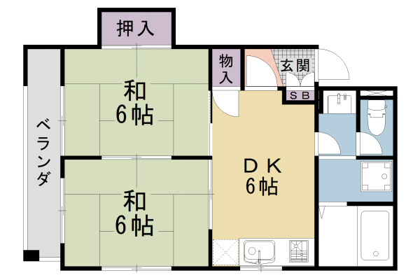 ドミールシャルマンの間取り