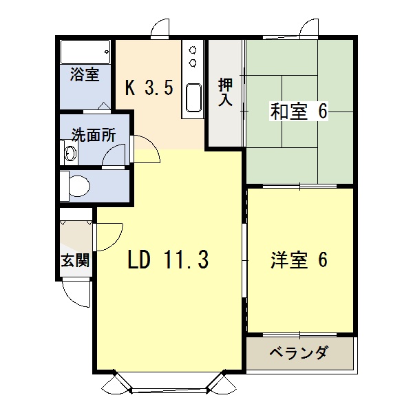 グリーンリーフの間取り