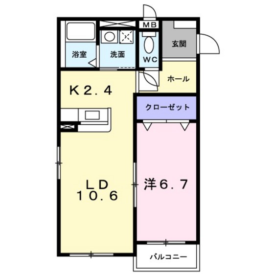 Ｃａｓａ　ｔｏｋｉｔｏｕの間取り