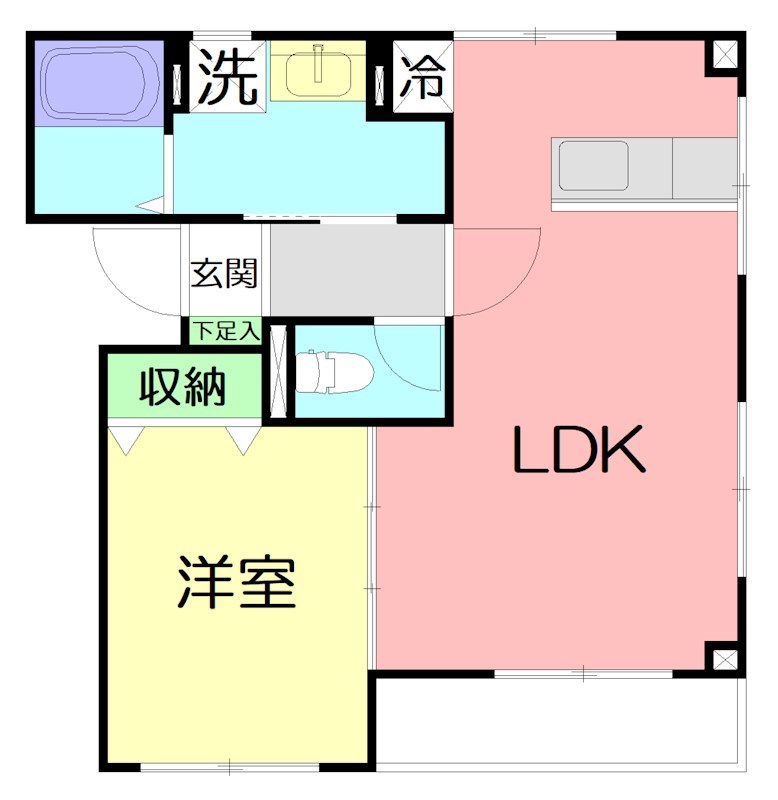 MITSUKEDAI PLACEの間取り