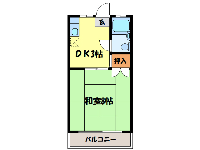 グリーンハイツ高島の間取り