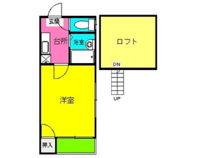 福岡県福岡市城南区鳥飼５（アパート）の賃貸物件の間取り