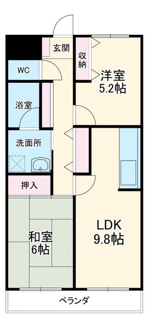 グレイス詩香の間取り