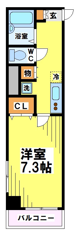 【調布市東つつじケ丘のマンションの間取り】