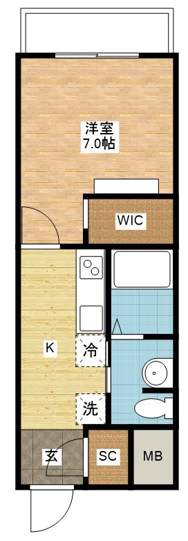 トーカンマンション五島町Iの間取り