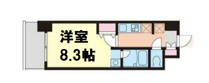 クレストコート難波サウスの間取り