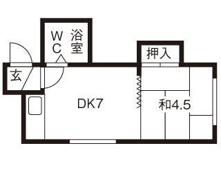 サンクレスト白石D棟の間取り