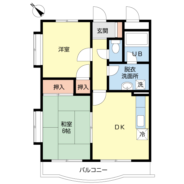 メルベーユの間取り