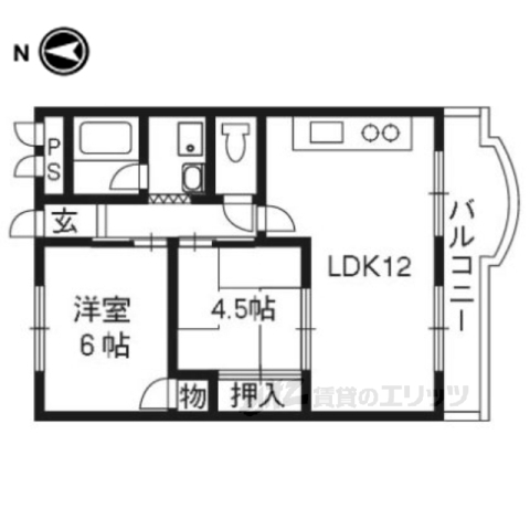 岡崎グランドハイツの間取り