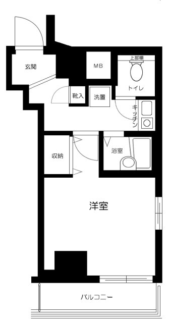 豊島区目白のマンションの間取り