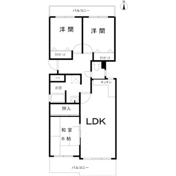 グランドメゾン六甲箕岡の間取り