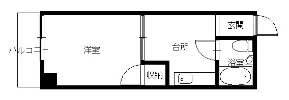 コーポ吉岡の間取り