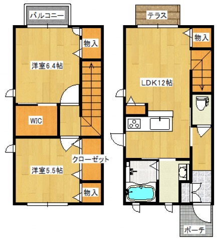 シャーメゾン愛宕の間取り