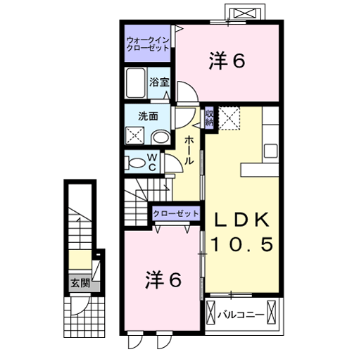 プリムローズIIの間取り