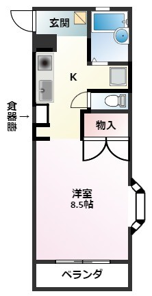 セカンドベースの間取り