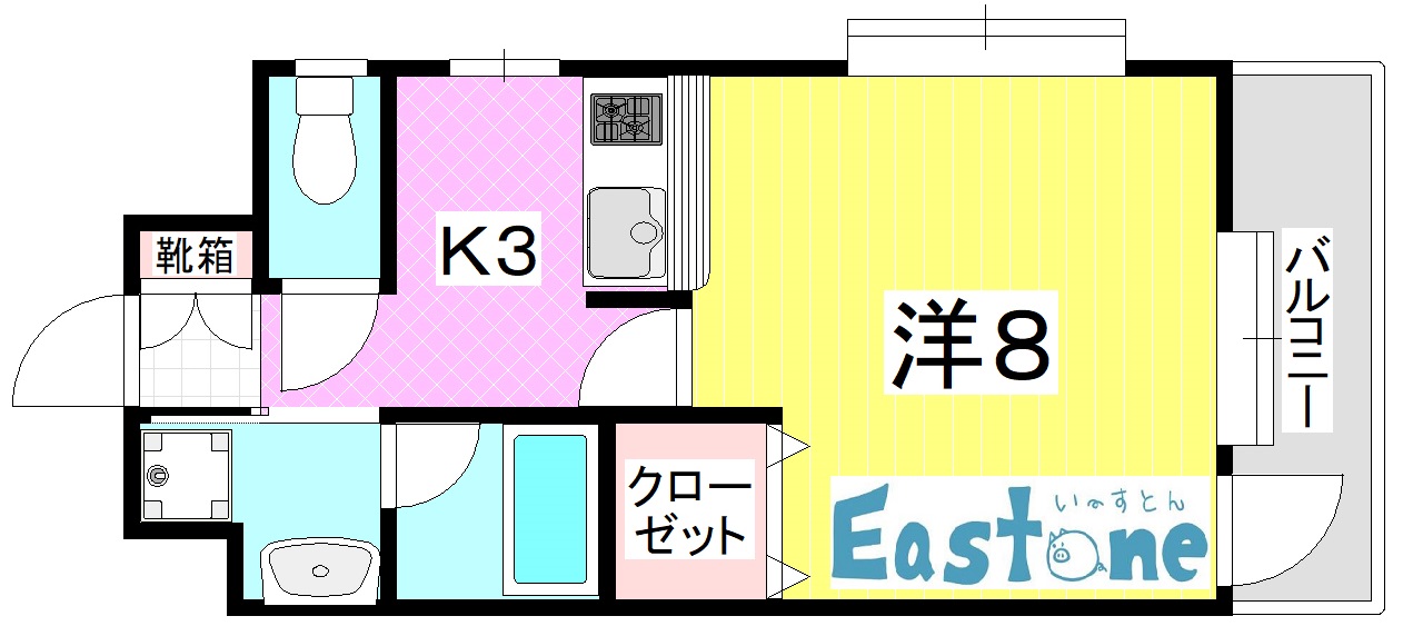 コンフォール永田の間取り