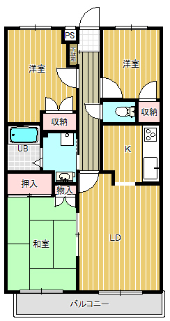 ピュアふじみの間取り