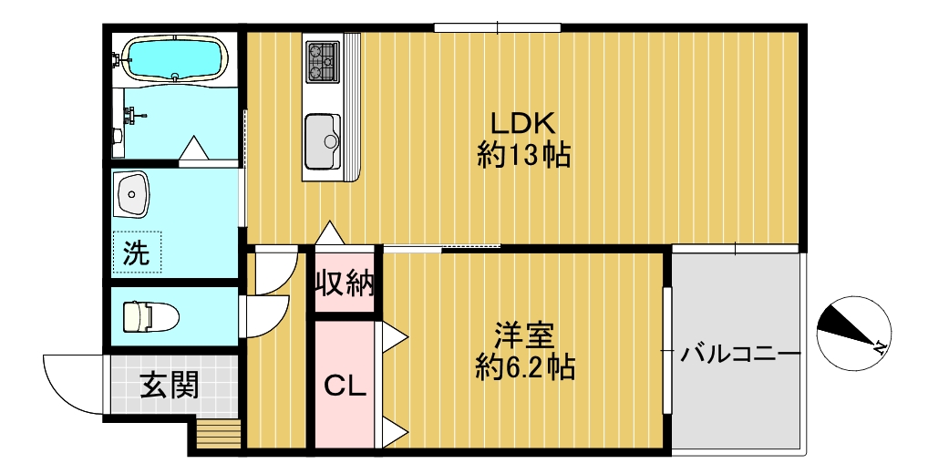 ＷＥＳＴ　ＶＡＬＬＥＹ　ＫＹＯＴＯ　馬堀の間取り