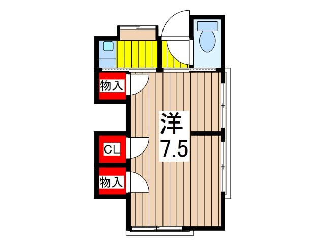 松山荘の間取り