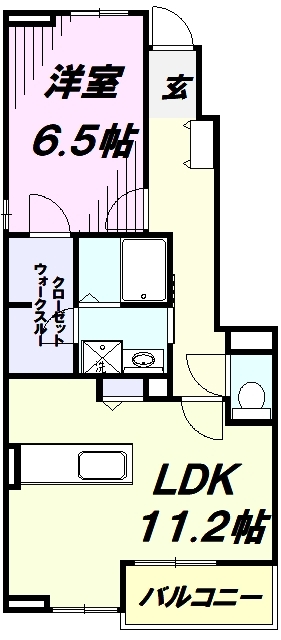 【コリーヌ　ソレイユの間取り】