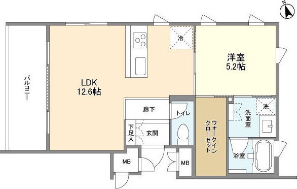 ガーデン東新宿の間取り