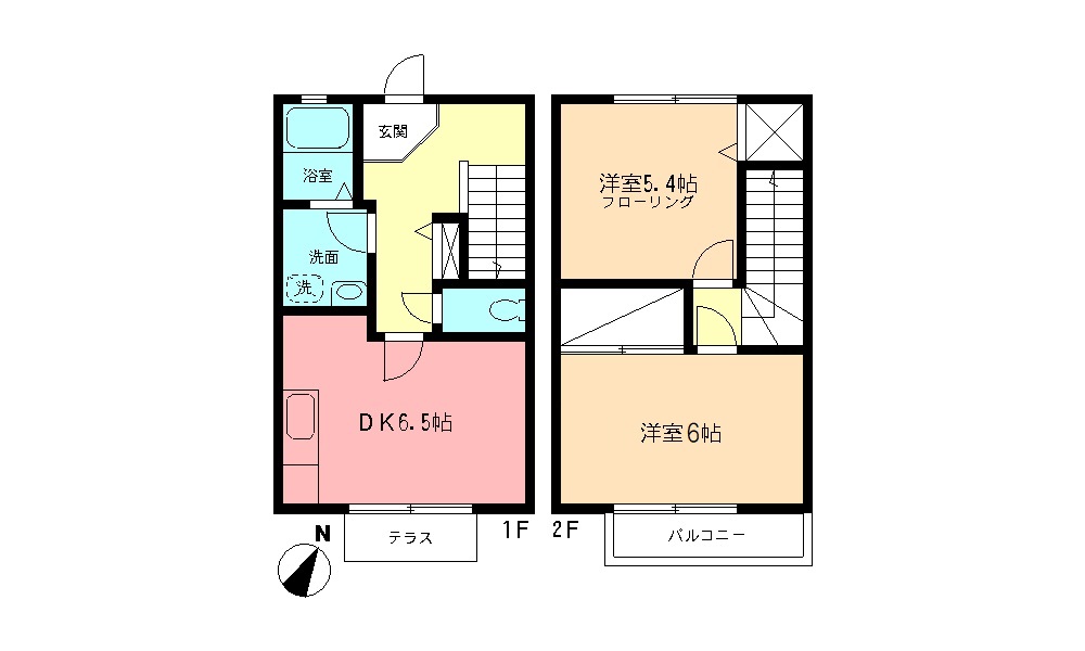 フラワーハイツの間取り