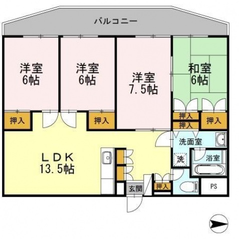 高砂スクエアビルの間取り